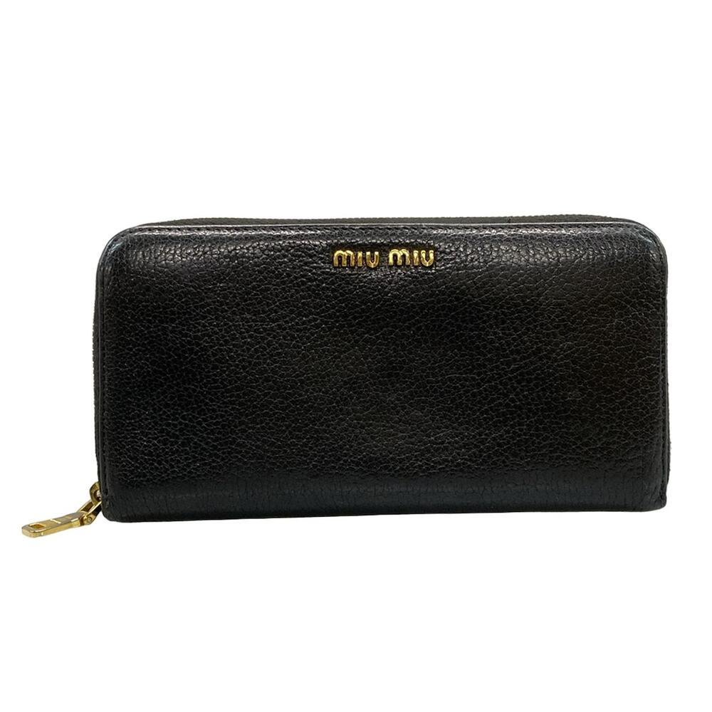 Miu Miu miumiu Long Wallet 5ML506 Leather